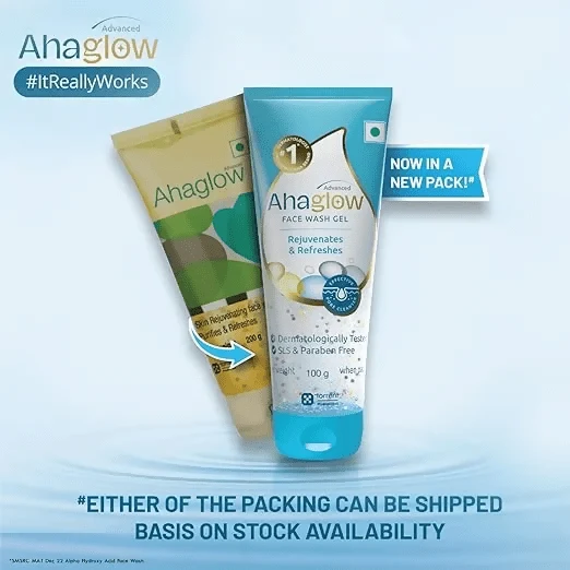 Ahaglow Skin Rejuvenating Face Wash Gel | Exfoliating Cleanser | Glowing Skin Formula-1