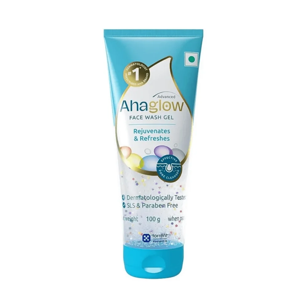 Ahaglow Skin Rejuvenating Face Wash Gel | Exfoliating Cleanser | Glowing Skin Formula