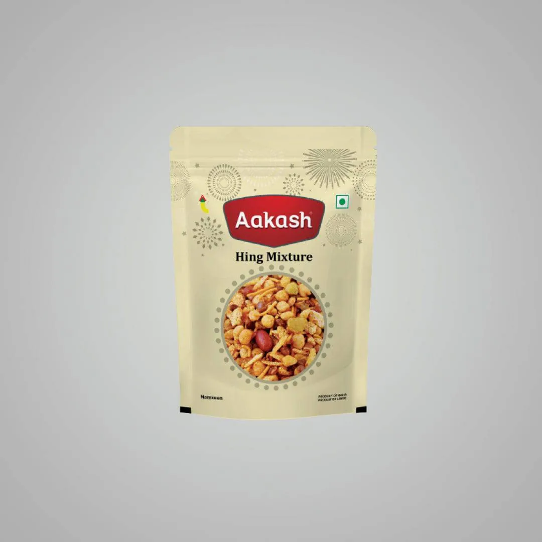 Akash Hing Mixture | Indori Savory Snack | Authentic Asafoetida Crispy Namkeen 150 gm