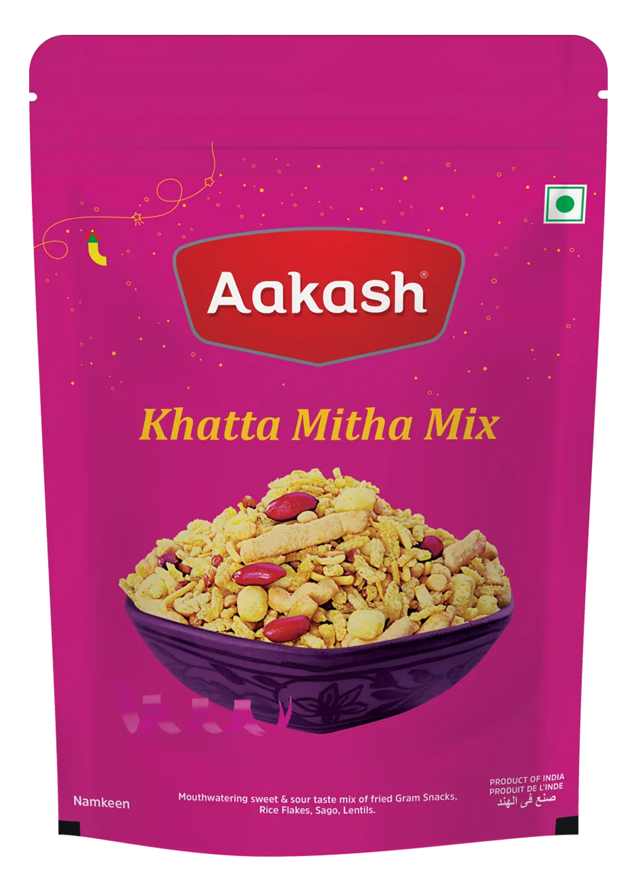 Akash Khatta Mitha Mix | Authentic Indori Sweet and Sour Namkeen | Traditional Snack