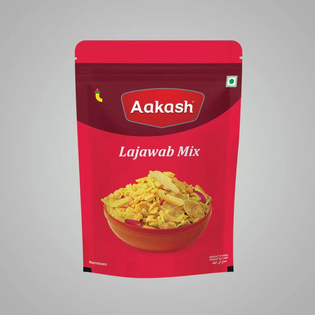 Akash Lajawab Mix | Spicy Tangy Indori Namkeen | Crunchy Savory Snack