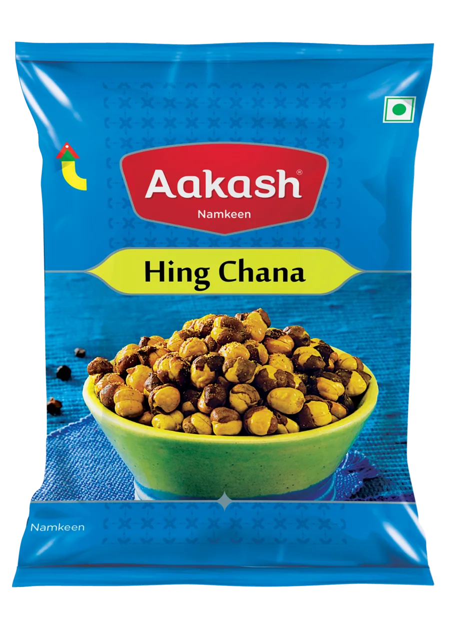 Akash namkeen Hing Chana | Roasted Savory Chickpeas | Traditional Asafoetida Spice Blend