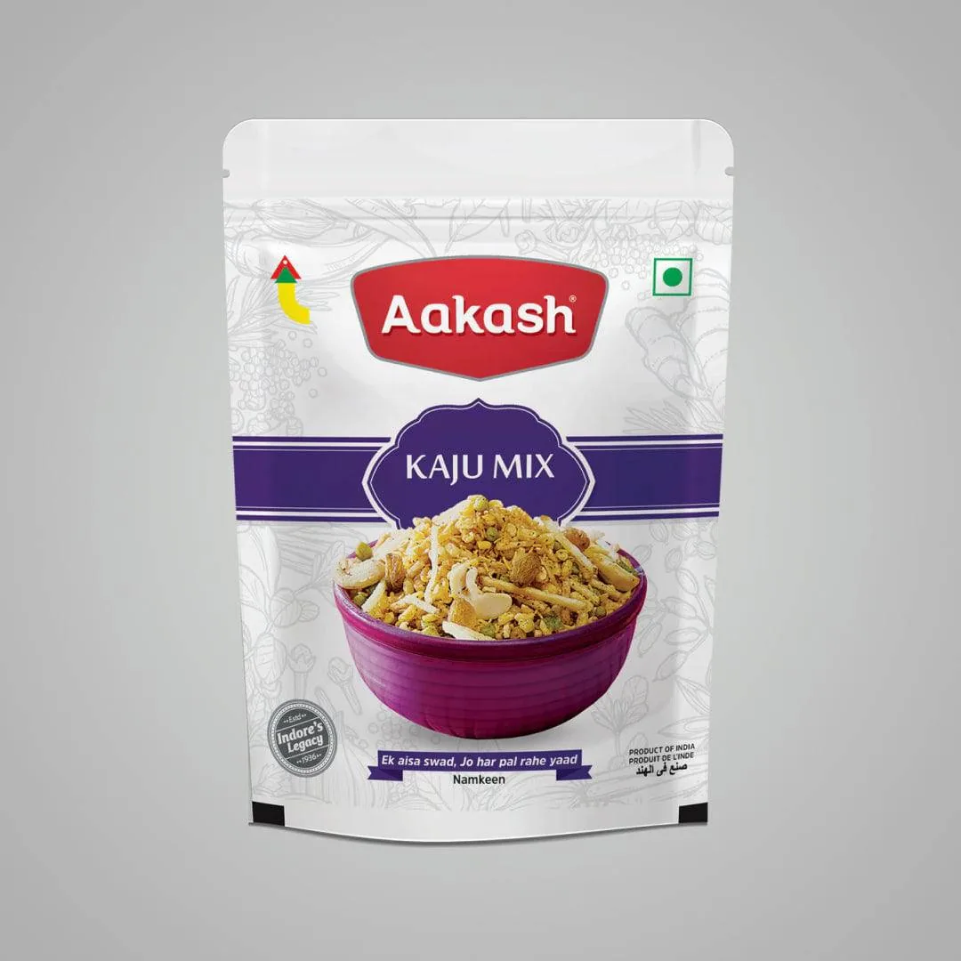 Akash namkeen Kaju Mix | Authentic Indori Namkeen | Crunchy Cashew Snack 150 gm