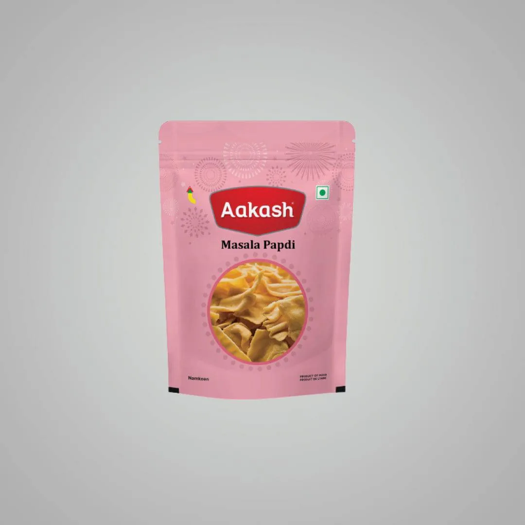 Akash namkeen Masala Papdi | Crispy Besan Strips | Authentic Indori Namkeen 200 gm