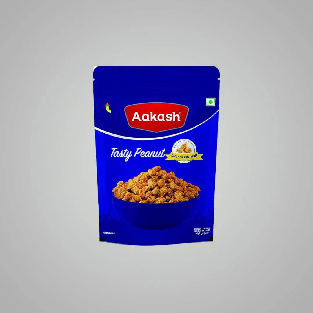 Akash namkeen Tasty Peanut | Crispy Besan Coated Spicy Masala Peanuts | Authentic Indori Namkeen