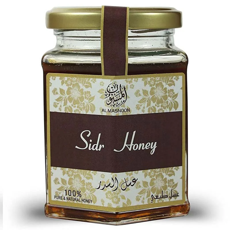 Al Masnoon Sidr Honey | Pure Raw Mountain Honey | Natural Sweetener and Wellness Supplement 300 gm