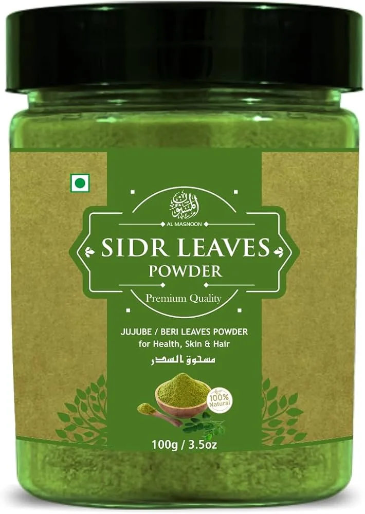 Al Masnoon Sidr Leaves Powder | Natural Scalp Soother & Skin Cleanser | Pure Lote Tree Leaf Powder
