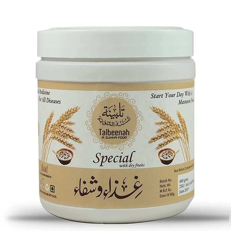 Al Masnoon Talbina Special With Dry Fruits | Traditional Barley Porridge | Sunnah Superfood Mix 350 gm