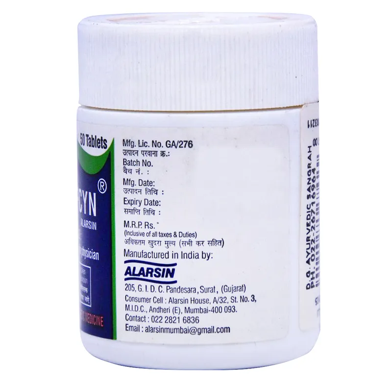 Alarsin Ayurvedic Dekofcyn Tablet | Natural Cough Relief | Non-Drowsy Respiratory Support-3