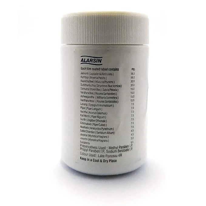 Alarsin Ayurvedic Fortege Tablet | Natural Vitality & Stress Relief Supplement-2