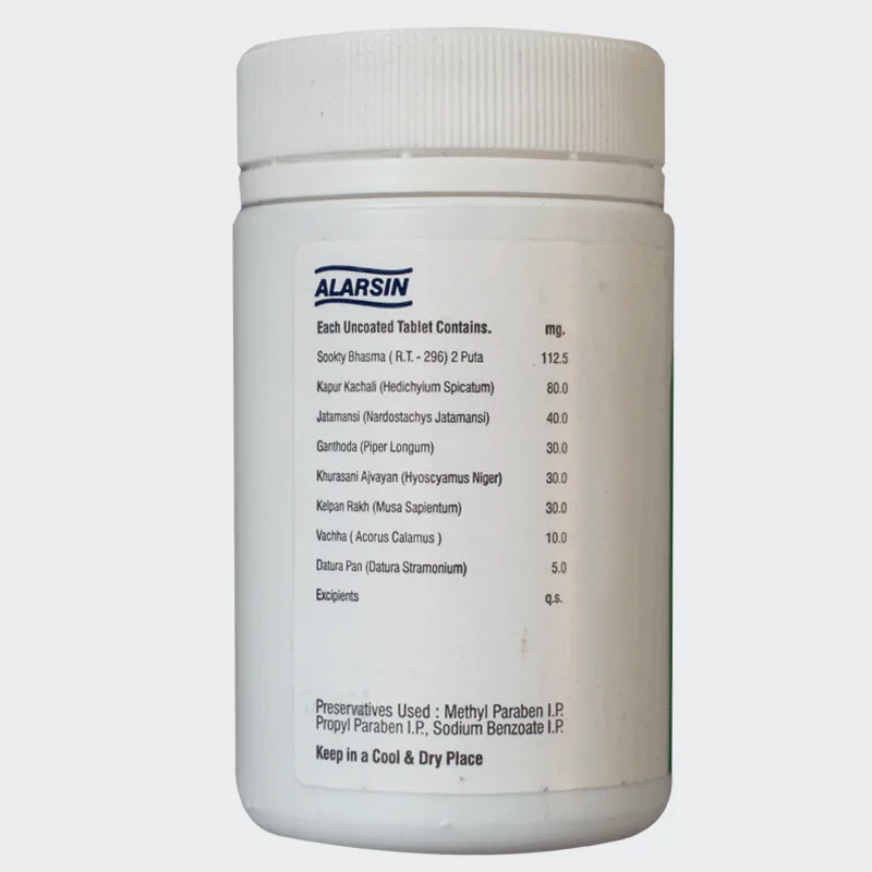 Alarsin Sooktyn Tablets | Ayurvedic Digestive Support | Natural Antacid & Gas Relief-2
