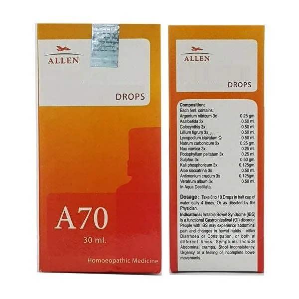 Allen Homeopathy A70 Drops