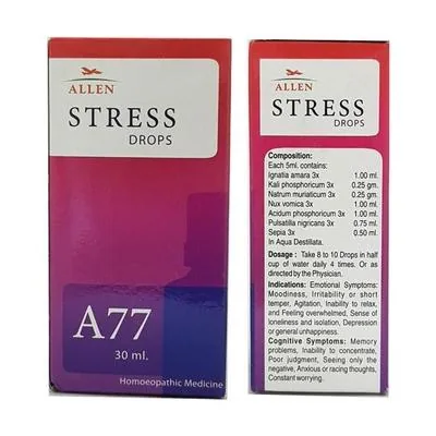 Allen Homeopathy A77 Drops | Homeopathic Stress Relief Formula | Natural Emotional Support-2