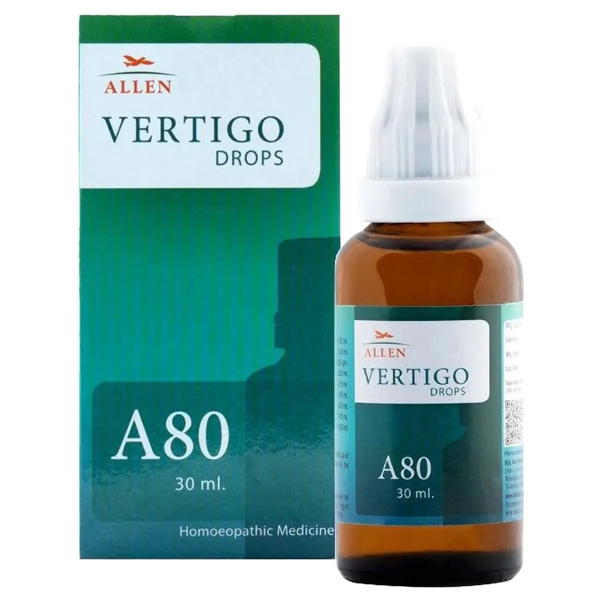 Allen Homeopathy A80 Drops | Homeopathic Formula for Vertigo and Dizziness Relief-2