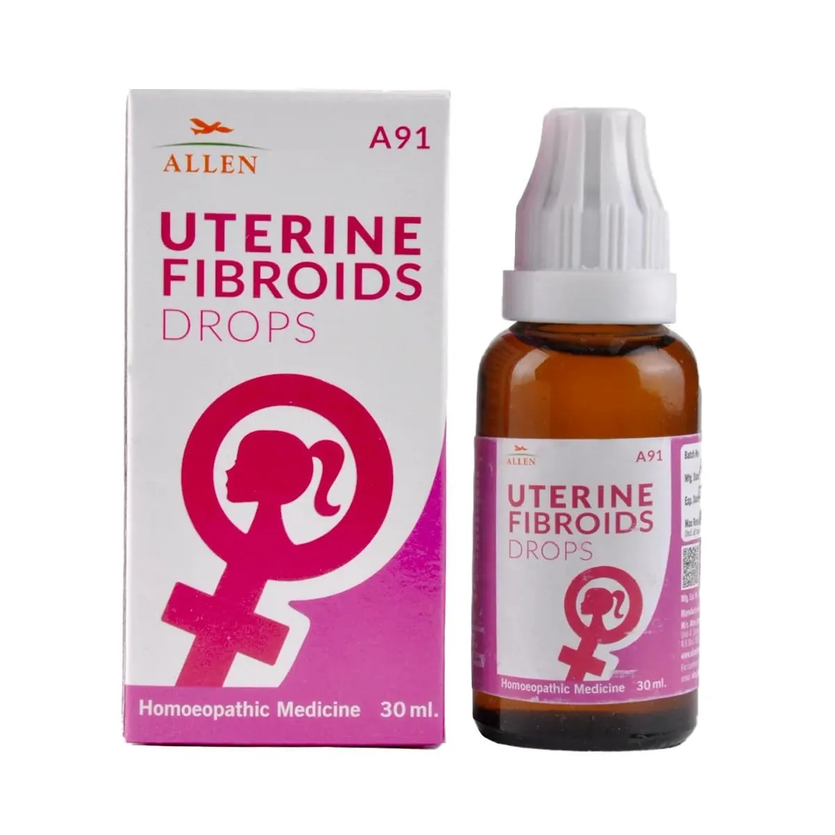Allen Homeopathy A91 Drops | Homeopathic Formulation for Uterine Health Support-1