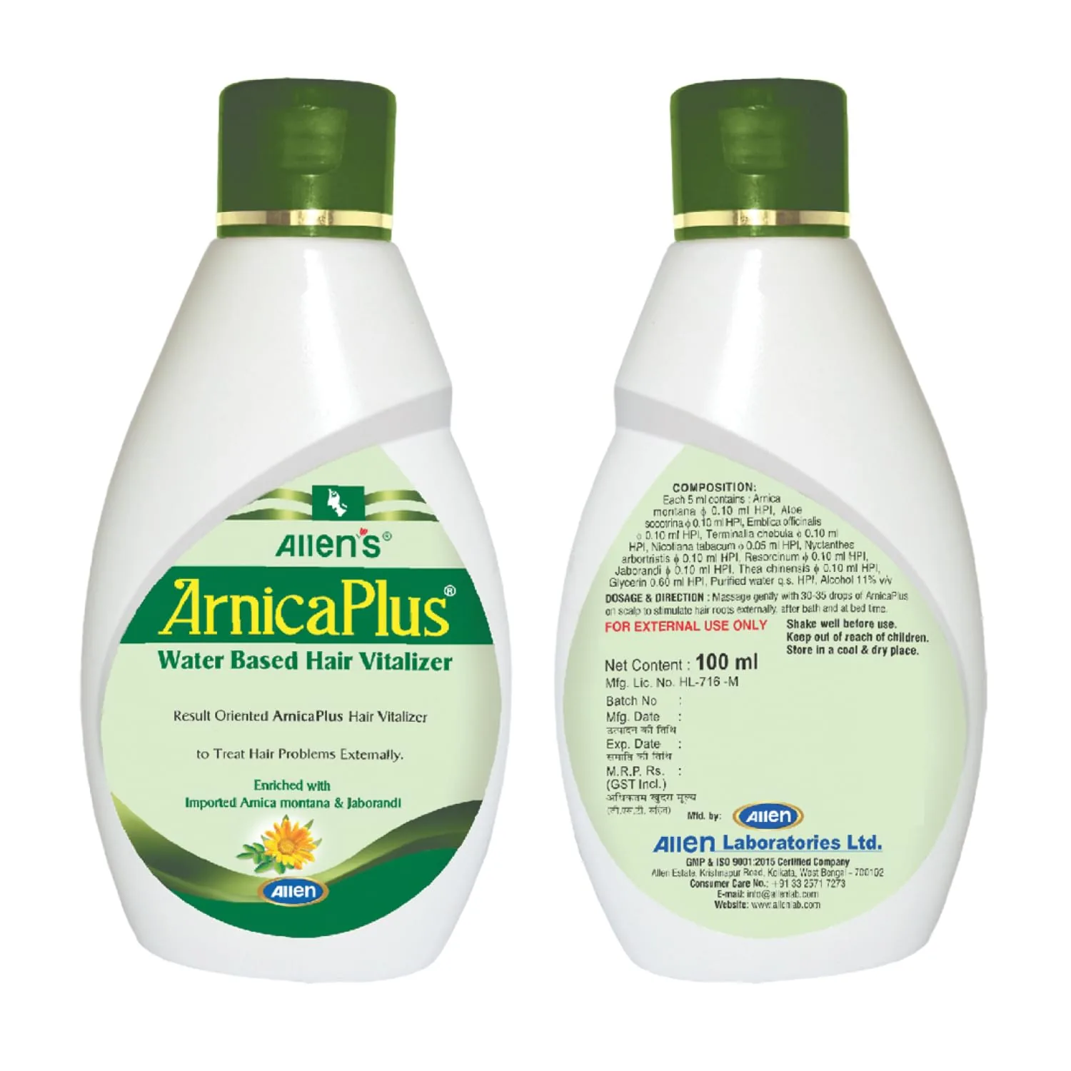 Allens Arnica Plus With Triofer Tablets | Dual Action Hair Care Kit | Controls Hair Fall & Dandruff-2