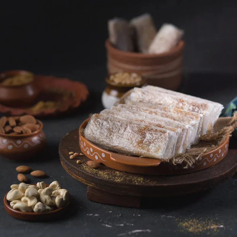 Almond House Bellam Pootharekulu | Authentic Andhra Rice Paper Sweet | Traditional Jaggery Mithai