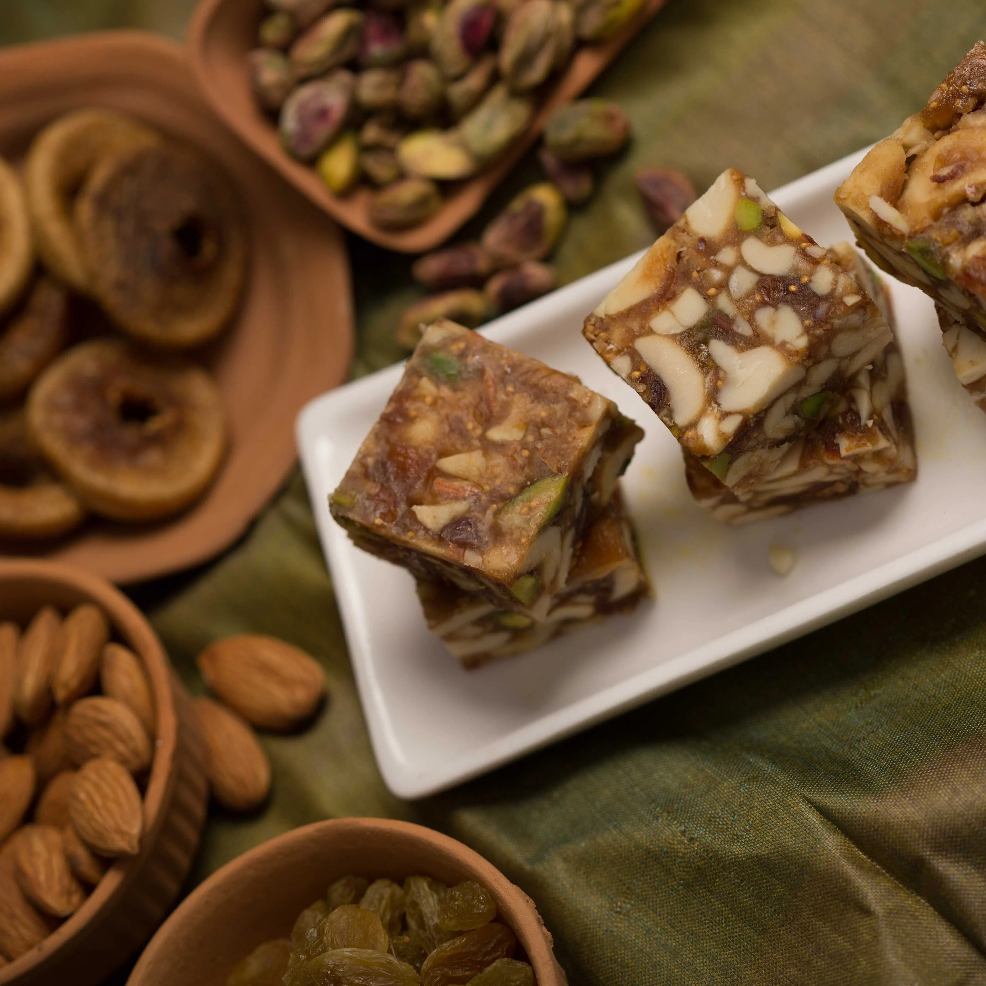 Almond House Dry Fruit Burfi | Nutritious Sweets | Traditional Hyderabad Mithai