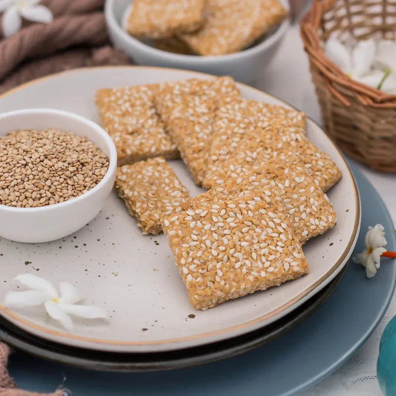 Almond House Till Chikki | Traditional Sesame & Jaggery Brittle | Authentic Indian Sweet-1