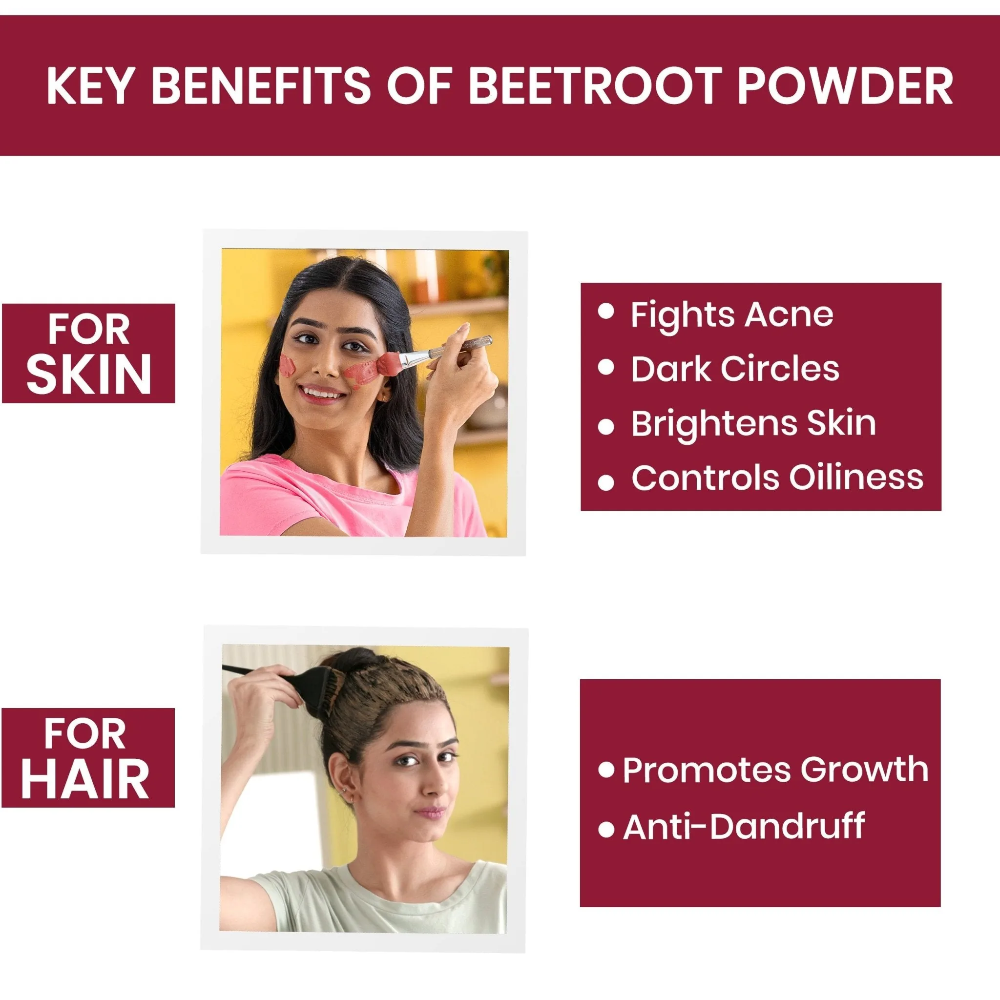 Alps Goodness Beetroot Powder | Natural Hair & Face Mask | Skin Brightening & Scalp Care-6