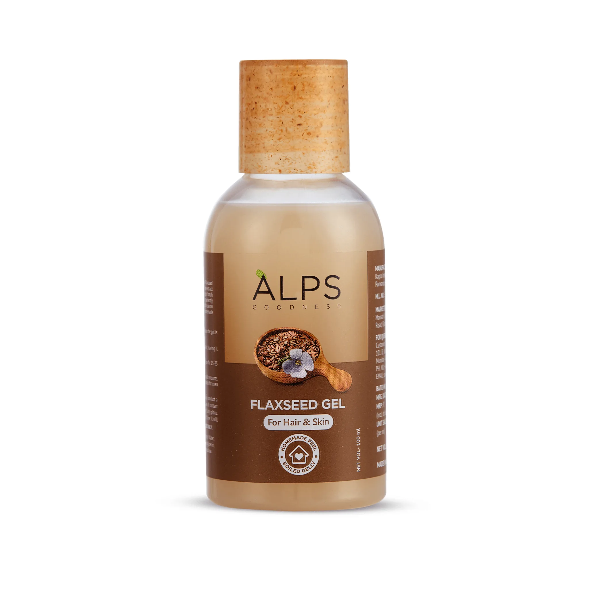 Alps Goodness Flaxseed Gel For Hair & Skin | Hydrating & Styling Formula | Natural Flaxseed Extract for Curls and Glowing Skin