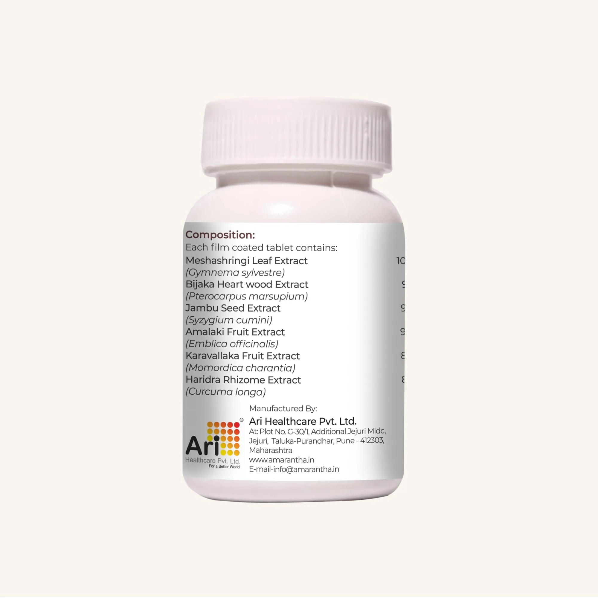 Amarantha Ayurvedic Diabulin Tablet | Natural Blood Sugar Support | Herbal Metabolic Wellness Formula-2