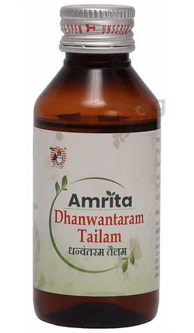 Amrita Dhanwantaram Tailam | Ayurvedic Oil | For Vata Disorders & Postnatal Care-1