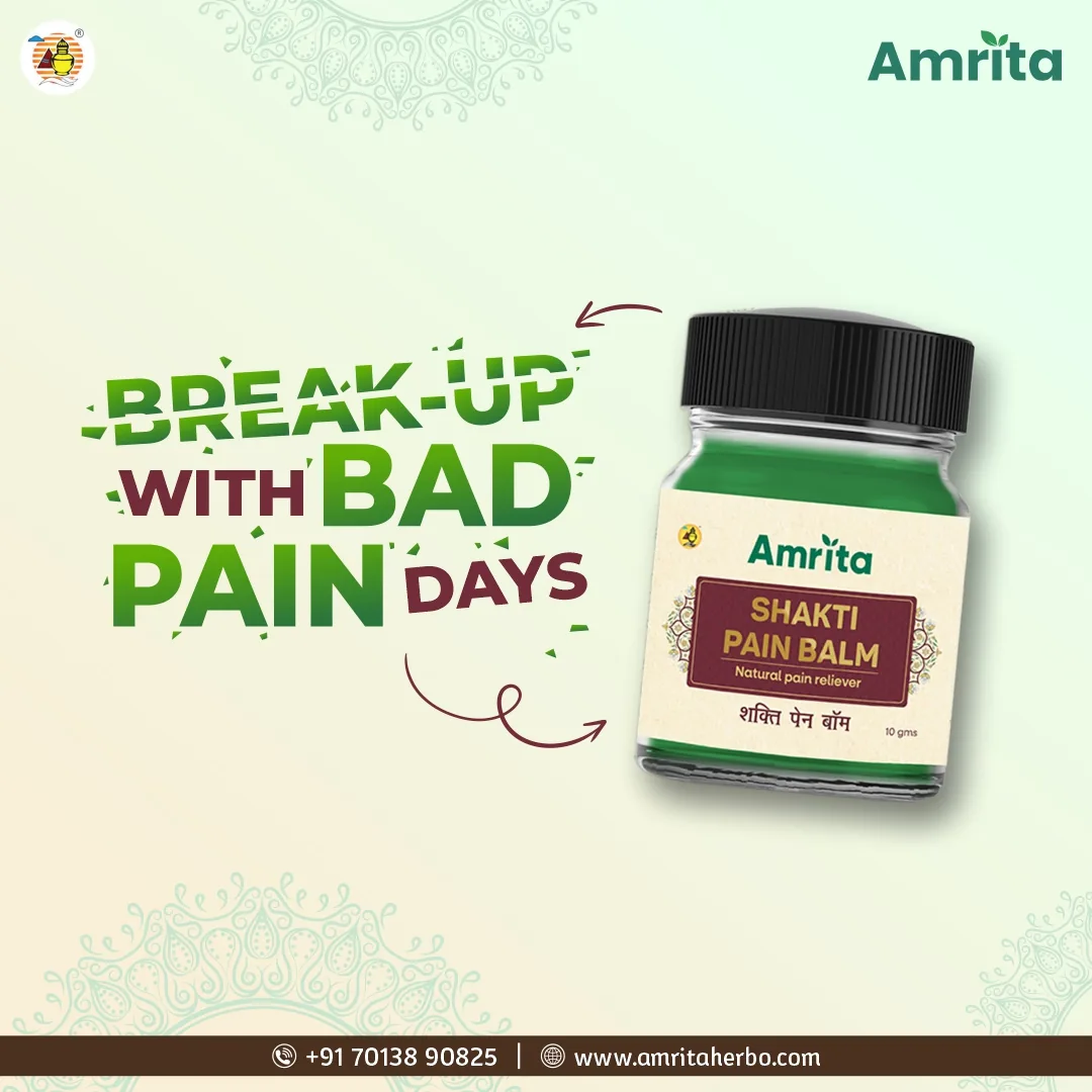 Amrita Shakti Pain Balm | Ayurvedic Herbal Ointment | Fast Relief from Headaches and Muscle Aches-3