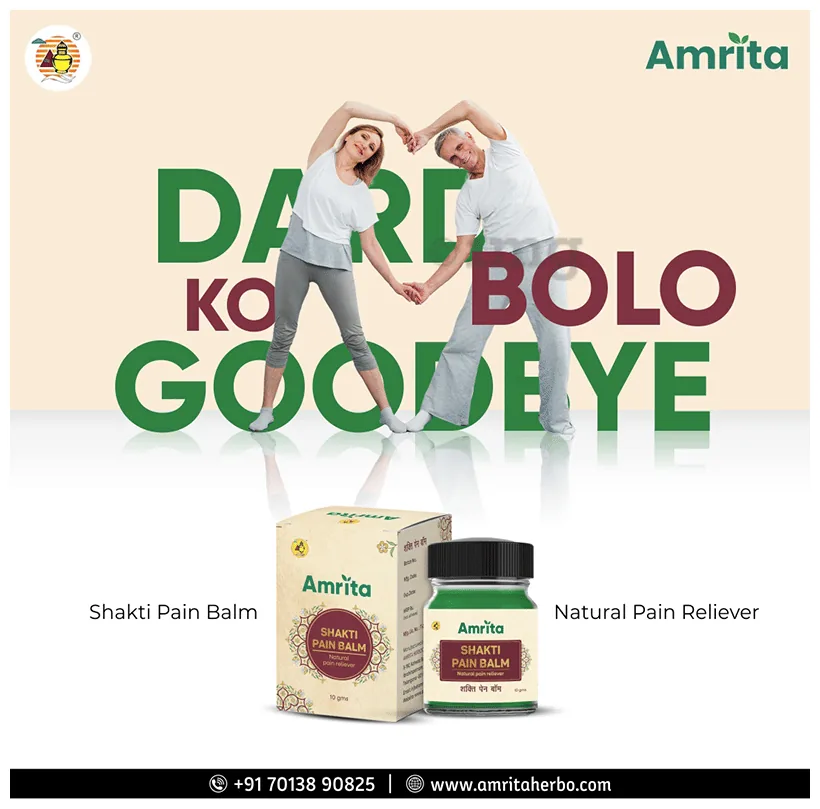 Amrita Shakti Pain Balm | Ayurvedic Herbal Ointment | Fast Relief from Headaches and Muscle Aches-4