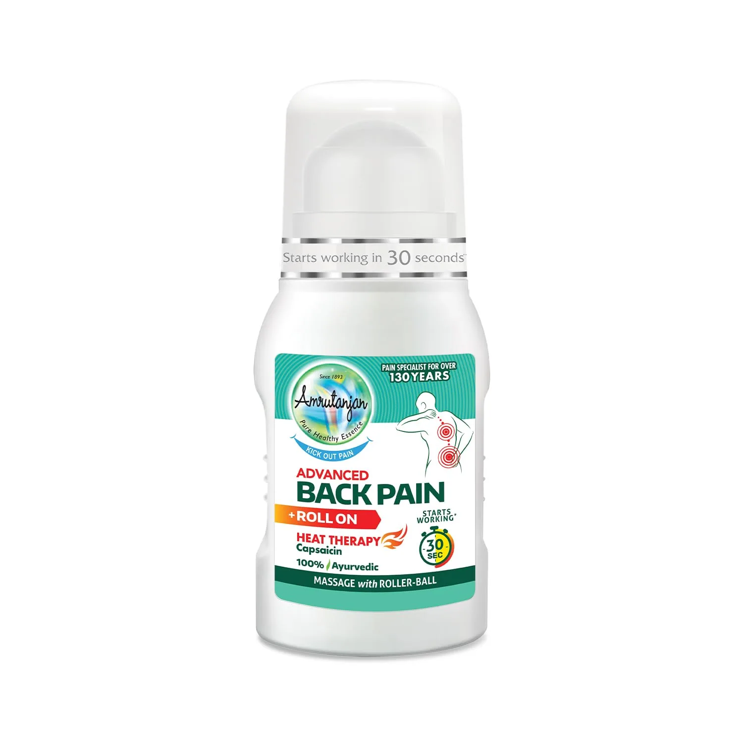 AMRUTANJAN Back Pain Roll On