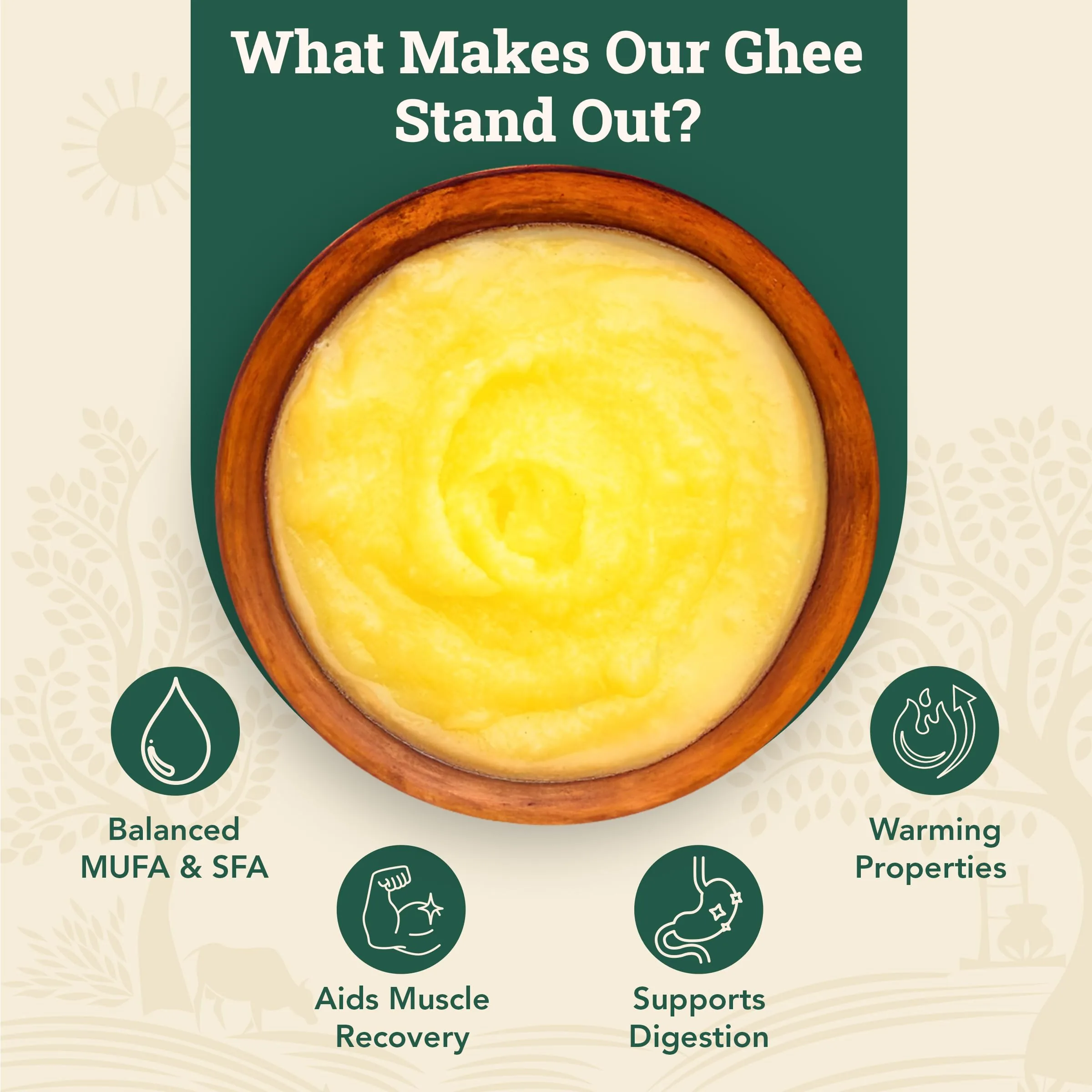 Anveshan A2 Desi Cow Ghee | Traditionally Bilona-Churned | Aromatic & Danedar-3