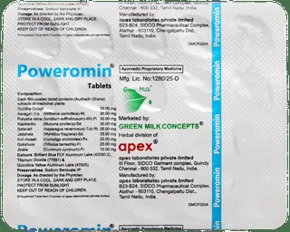 Apex Ayurvedic Poweromin Tablet | Male Vitality & Stamina Supplement | Natural Strength Booster-5