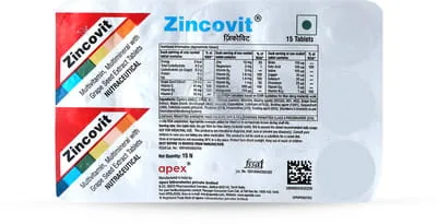 Apex Ayurvedic Zincovit Tablets | Multivitamin & Multimineral Supplement | Immune Support-3