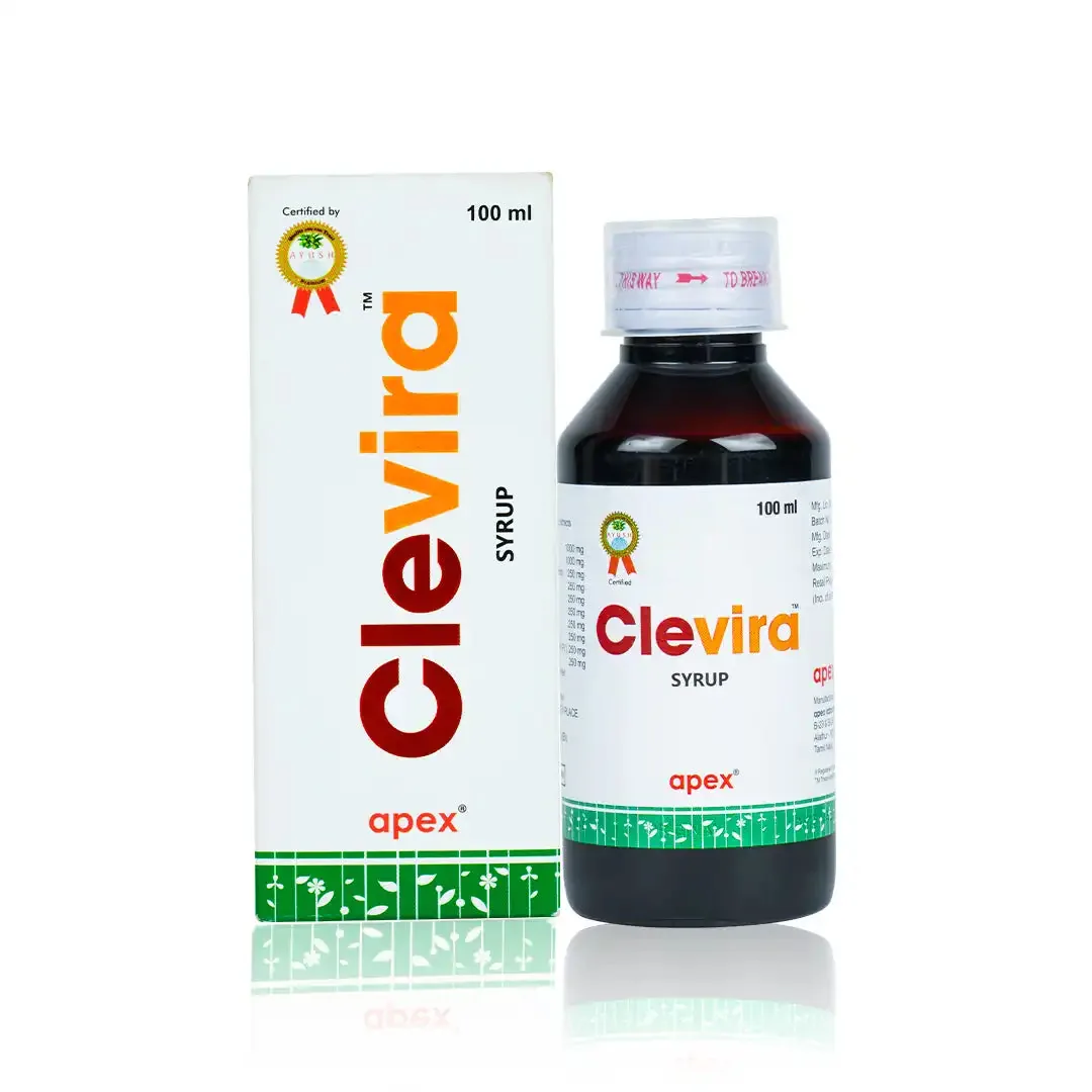 Apex Clevira Syrup | Ayurvedic Immunity Booster | Natural Antiviral and Antioxidant Support-1