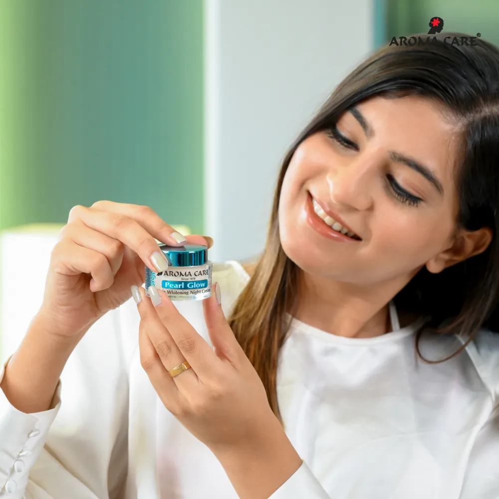 Aroma Care Pearl Glow Triple Whitening Night Cream | Radiance Restoring Night Moisturizer | Dark Spot & Blemish Care-7