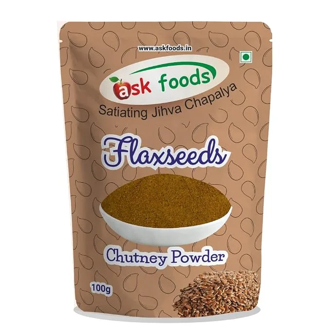 Ask Foods Flax Seeds Chutney Powder-1
