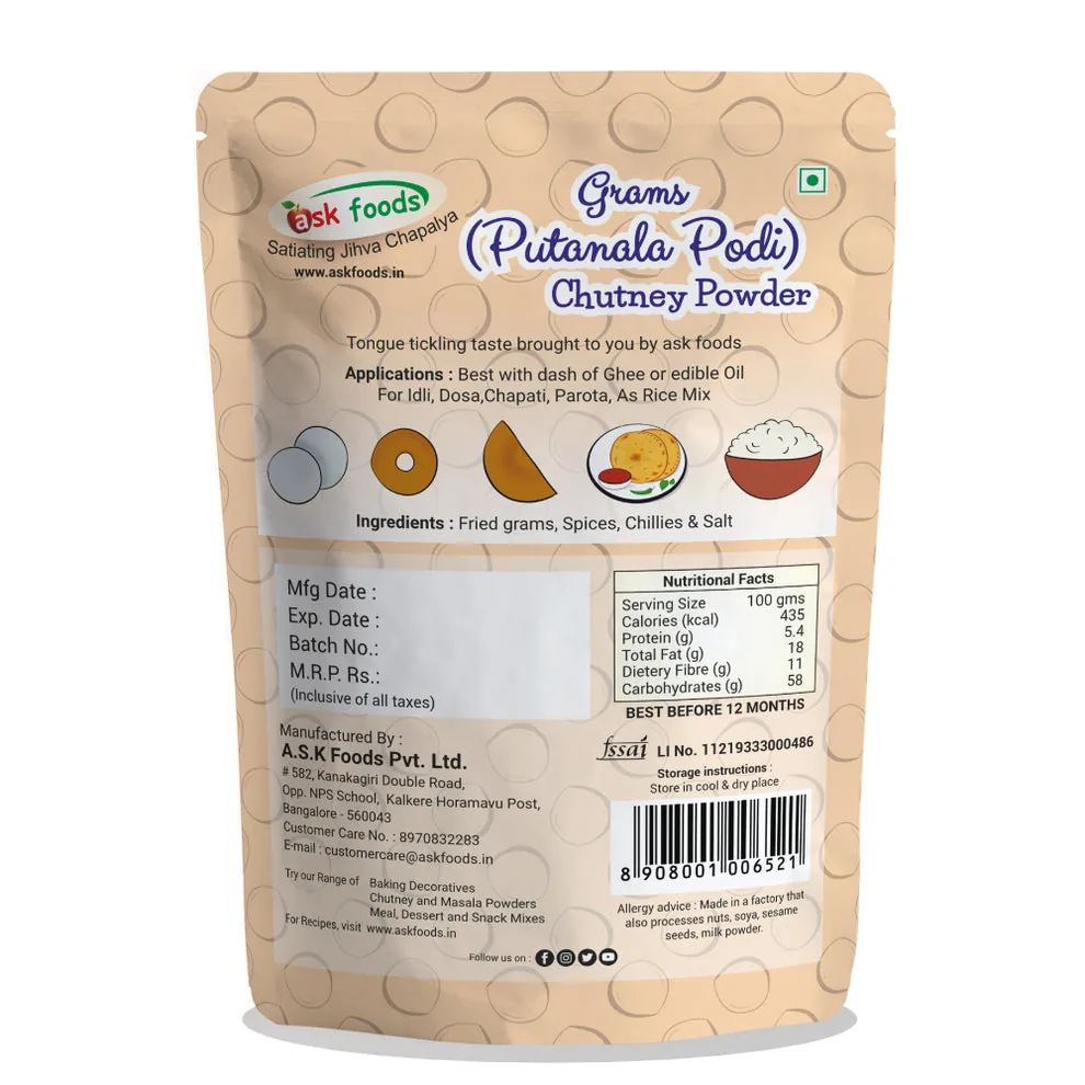Ask Foods Grams Chutney Powder-4