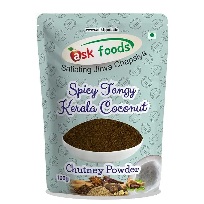 Ask Foods Spicy Tangy Chutney Powder Ask Foods Spicy Tangy Chutney Powder--100gm