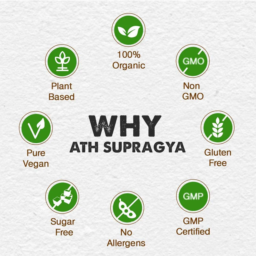 Ath Ayurdhamah Supragya ARK Tonic | Ayurvedic Nerve & Brain Health Formula | Natural Cognitive Support-4