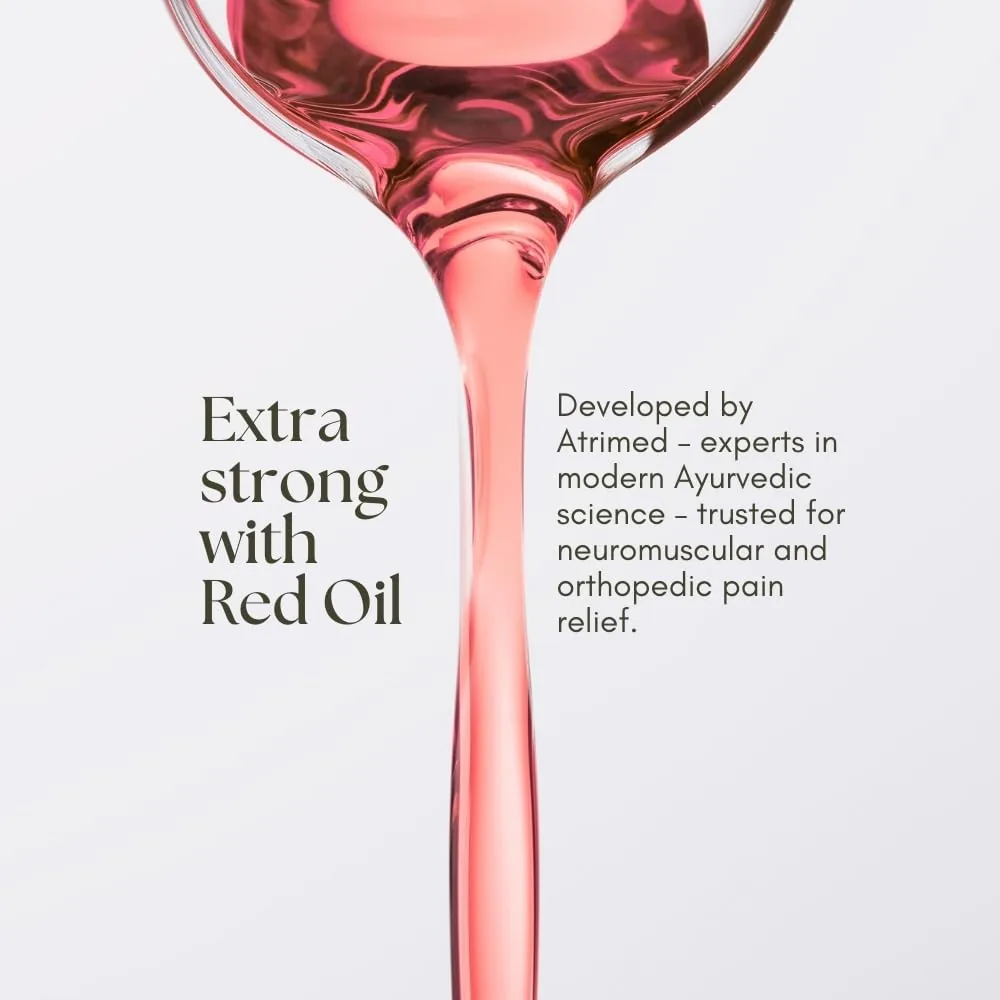 Atrimed Ayurvedic Kineaz Oil | Extra Strong Red Oil | Joint & Muscle Pain Relief-6