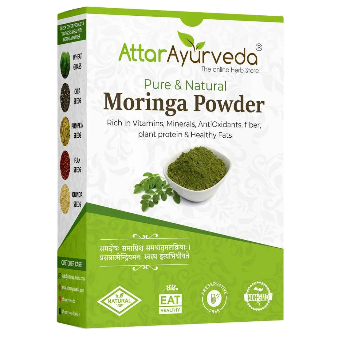 Attar Ayurveda Moringa Powder
