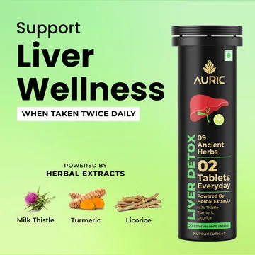 Auric Herbal Liver Support Supplement | Ayurvedic Liver Care | Natural Detox and Cleansing-2