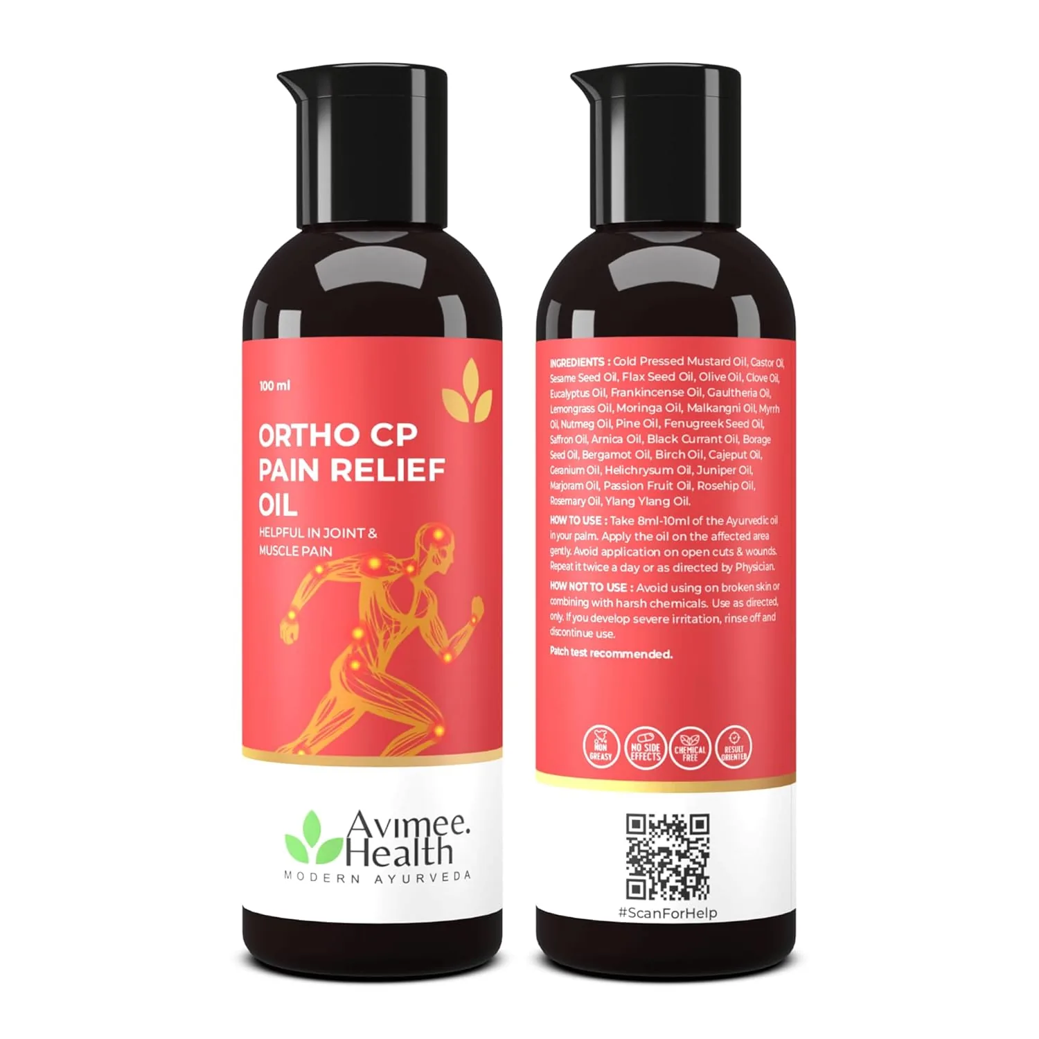 Avimee Herbal Ortho CP Body Massage Oil Avimee Herbal Ortho CP Body Massage Oil-Pack Size-100 ml