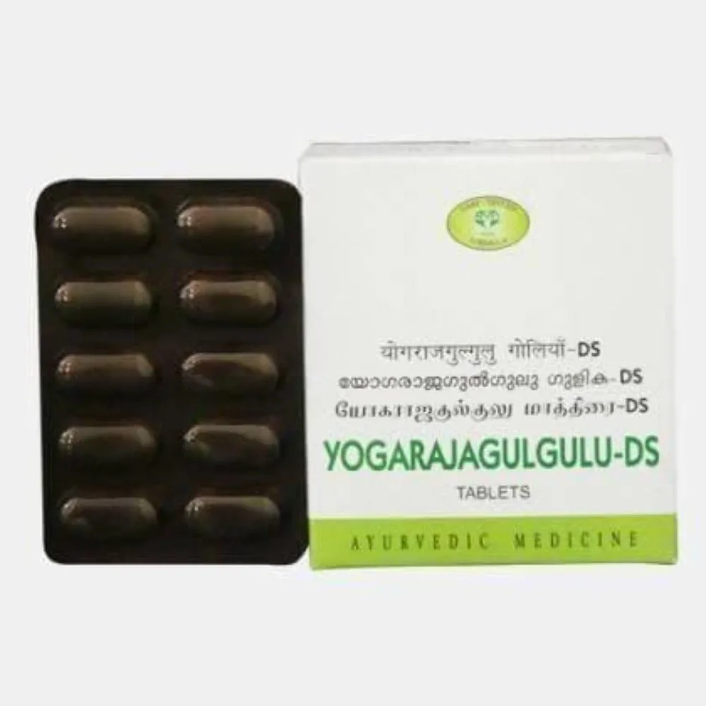 AVN Ayurveda Yogaraja Gulgulu DS | Double Strength Ayurvedic Tablets | Joint and Vata Support