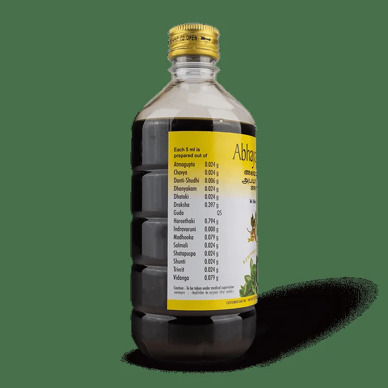 AVP Ayurveda Abhayaristam | Classical Ayurvedic Arishta | Digestive & Bowel Support-2