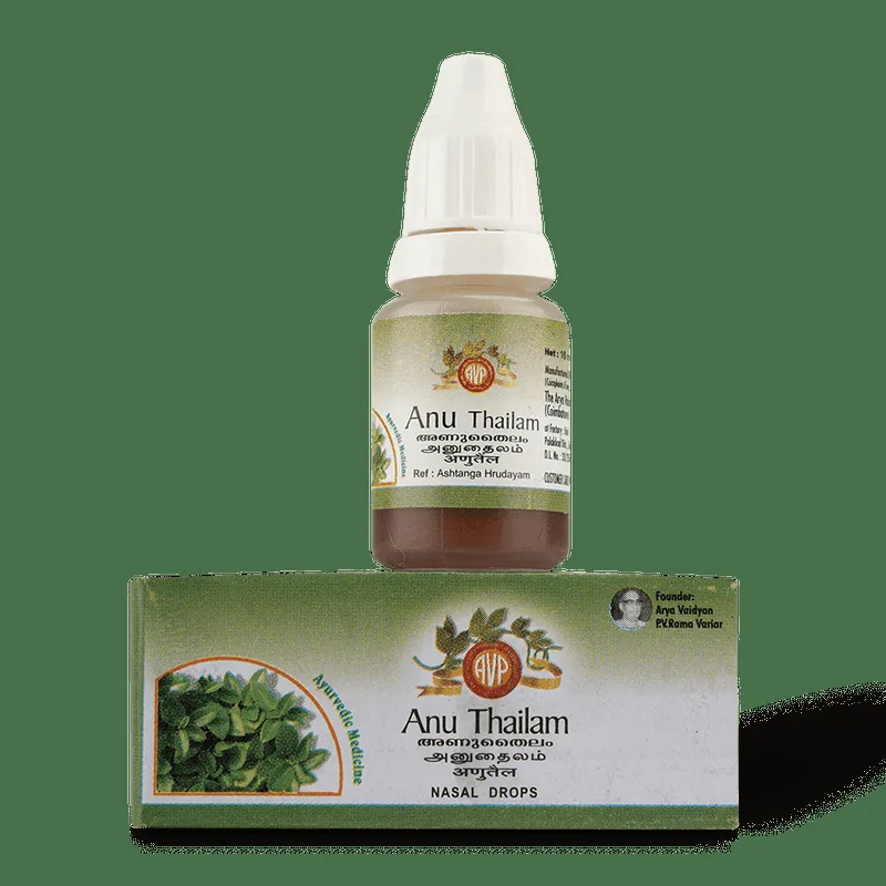 AVP Ayurveda Anu Thailam | Traditional Nasal Oil | Sinus and Allergy Relief-2