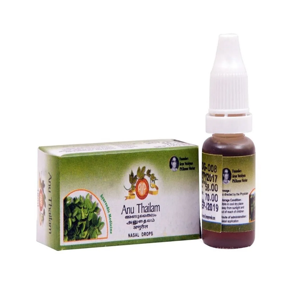 AVP Ayurveda Anu Thailam | Traditional Nasal Oil | Sinus and Allergy Relief-4
