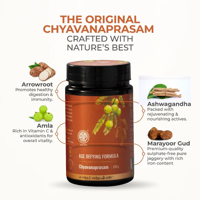 AVP Ayurveda Chyavanaprasam | Classical Ayurvedic Rasayana | Daily Immunity and Vitality Support-5