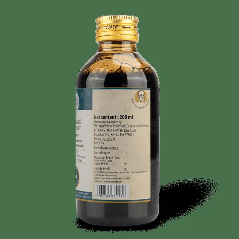 AVP Ayurveda Drakshadi Kashayam | Traditional Pitta Balancing Decoction | Liver and Digestive Support-3