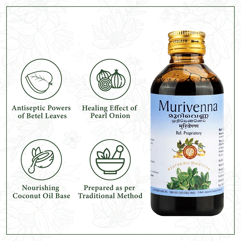 AVP Ayurveda Murivenna | Traditional Healing Oil | Joint & Muscle Care-1